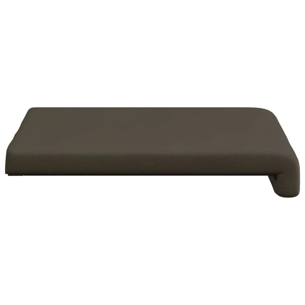 Cuscino per panchina 4 pcs Similpelle Grigio Profondità 35 cm 42043113