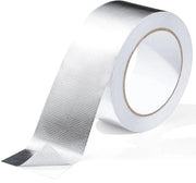 Nastro di alluminio, carta di alluminio, targa di urto, nastro, nastro di alluminio argentato, targa di urto in fibra di vetro, nastro adesivo per cavi e auto, 50 mm x 20 m