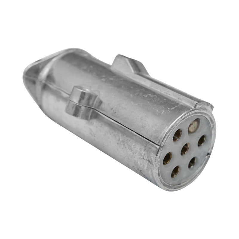 Spina rimorchio 24V in metallo 6+1 poli