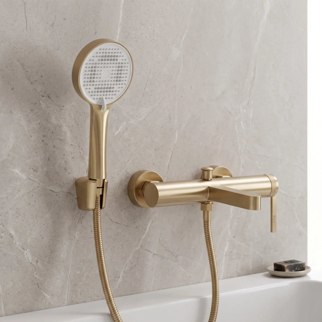 Rubinetto Da Vasca Rea Grace Brush Gold