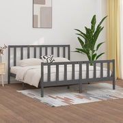 Giroletto Grigio in Legno Massello 200x200 cm 3106855