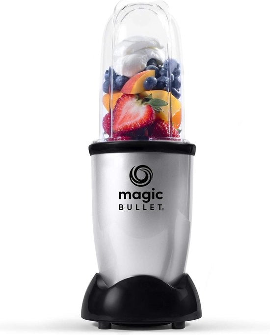 Blender elettrico con bicchiere da portare via - facile da pulire - macchina per smoothie con 200 Watt di potenza - semplice e veloce da utilizzare