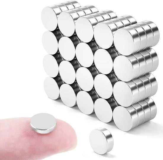 50 pezzi di magneti neodimio 8 mm x 2 mm, magneti per lavastoviglie per lavagne magnetiche, piccoli magneti, magneti per lavastoviglie per lavagne bianche per lavastoviglie, magneti per hobby, per casa, per ufficio, per foto, per DIY