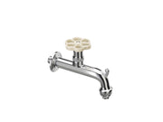Rubinetto stile idraulico Belfer in ottone Ø 18mm Colore: Avorio