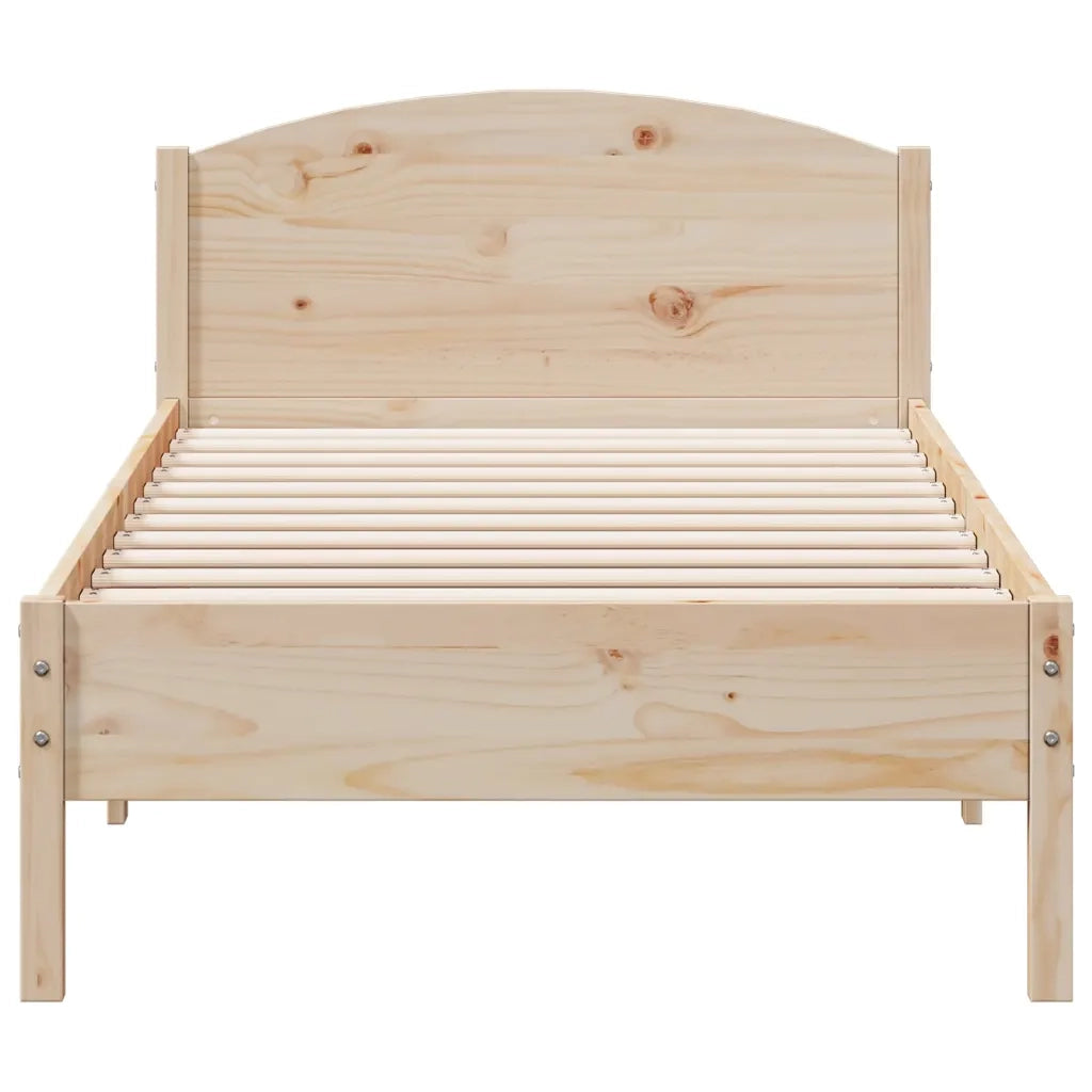 Giroletto senza Materasso 100x200 cm in Legno Massello di Pino 842614