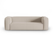 Cosmopolitan Design - Divano "Mackay" 4 posti in velluto strutturato beige 