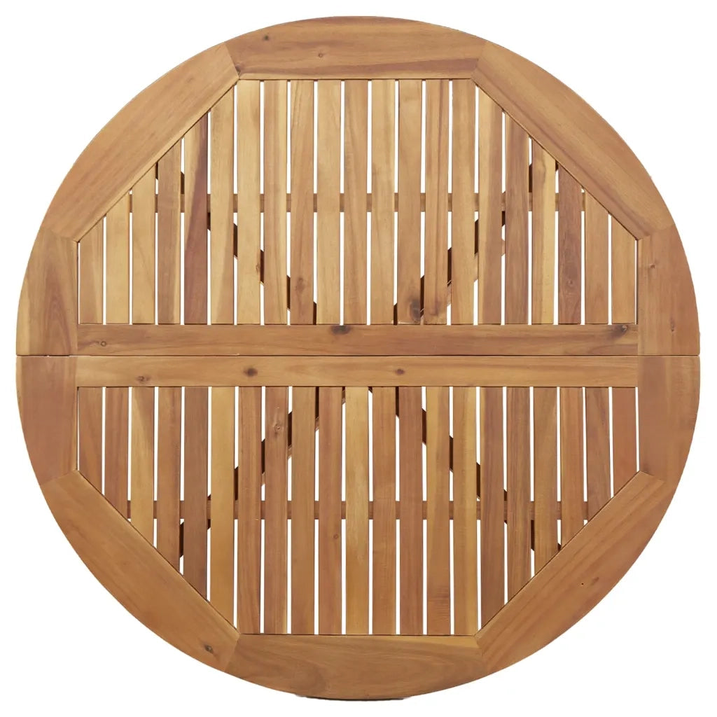 vidaXL Set da Pranzo per Giardino 5 pz in Legno Massello di Acacia