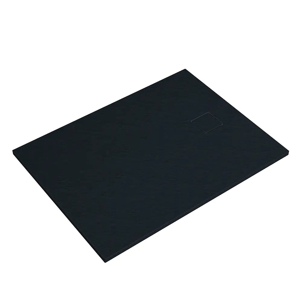 Piatto doccia 90x120 cm colore nero effetto pietra | Samos