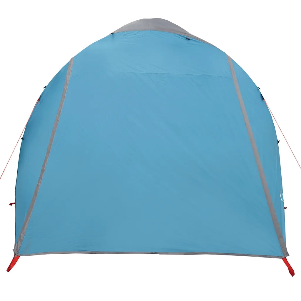 Tenda Familiare a Tunnel per 6 Persone Blu Impermeabile