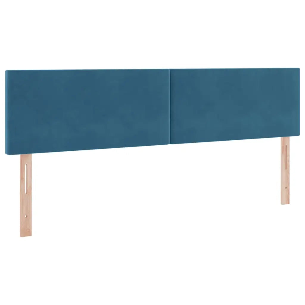 Letto con Contenitore Blu Scuro 180 x 200 cm Velluto