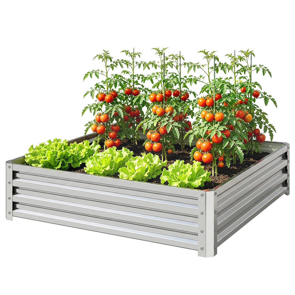 Cassa per piantagione ¨C zephmum ¨C grigio 120x120x30 cm