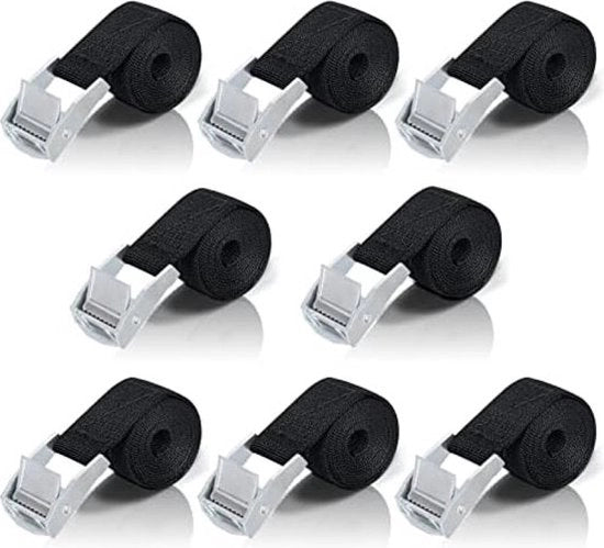 Cinture di sicurezza Corte con rattrappamento 1 m - 8 pezzi Cinture di sicurezza portapassageri, Cinture di sicurezza brevi con chiusura a molla, Cinture di sicurezza piccole per auto, bicicletta, rimessa, motocicletta, bagaglio, campeggio
