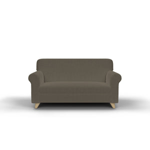 Copridivano Elasticizzato 3 Posti in Poliestere Tortora