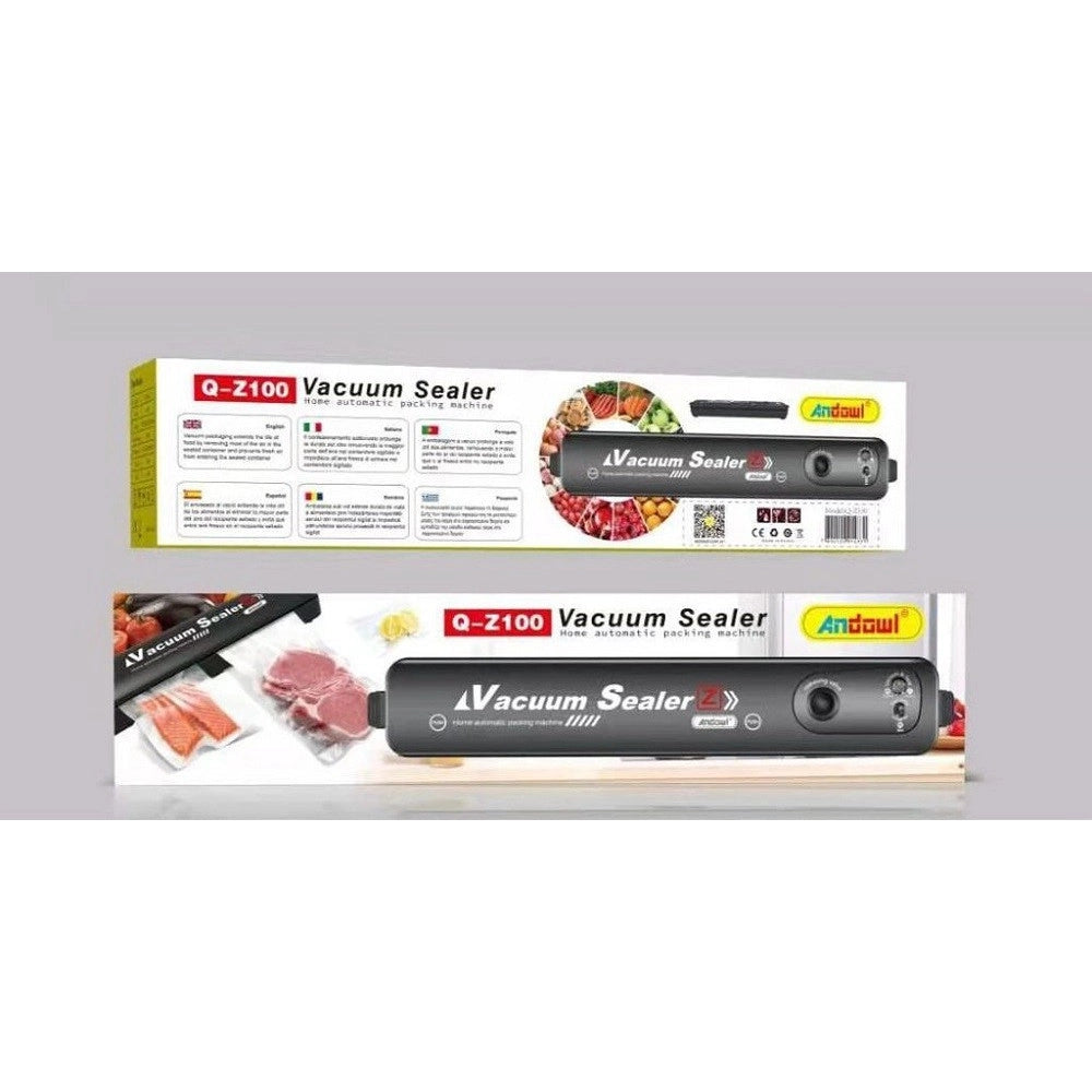 Trade Shop - Confezionatrice Macchina Sottovuoto Elettrico Portatile Per Alimenti 90w Q-z100 -