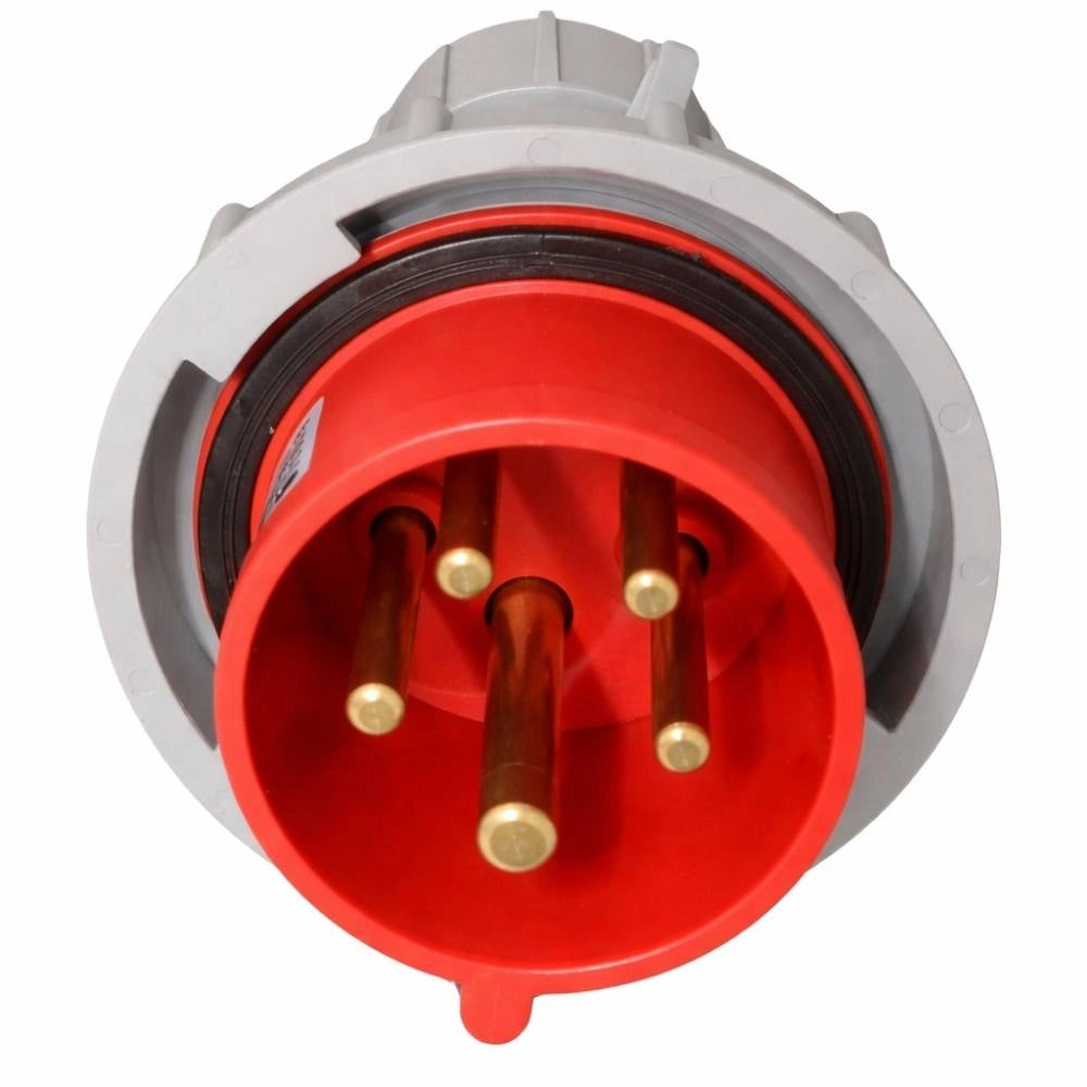 Spina industriale ecova ip67 3p+n+t 415v per impianti e cantieri *** ampere 32 ampere, confezione 1
