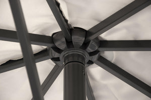 Ombrellone da Giardino 4x4 m Palo Ø67 mm Siviglia Grigio Chiaro