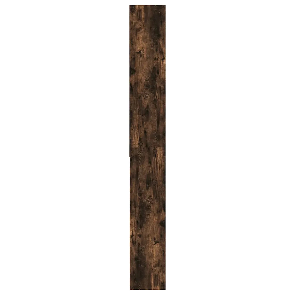 Mobile per Lavatrice Rovere Fumo 64x24x190 cm 815951