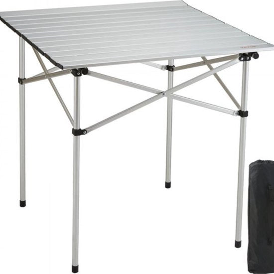 Tavolo da Campeggio - 705 x 700 x 700 mm - Tavolo da Giardino Opportuno - Tavolo per Balcone - Tavolo Multifunzionale - 30 kg Sostenibile - Tavolo da Campeggio in Alluminio - Tavolo da Giardino - Resistente al Calore - Portatile