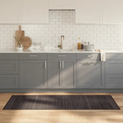 Tappeto Rettangolare Marrone Scuro 70x200 cm in Bambù 376875