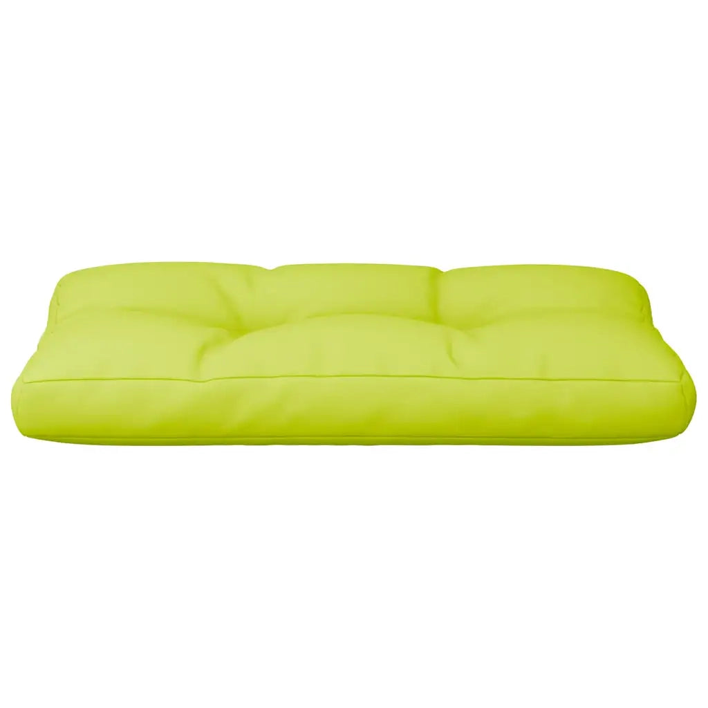 vidaXL Cuscino per Pallet Verde Brillante 80x40x12 cm in Tessuto