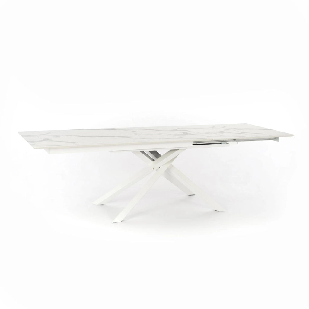 Tavolo Allungabile 170/270x90x76 cm in HPL Xavier Marmo Calacatta
