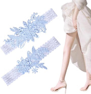 Cintura per sposa - 2 pezzi - bordo elastico/parlante - cintura morbida per sposa - ideale per la sposa - diametro 40-60 cm - accessori di nozze