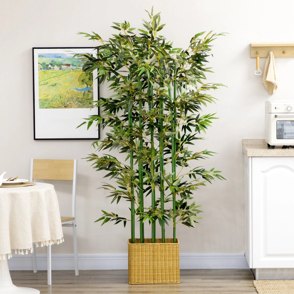 Pianta decorativa artificiale bamb¨´ ¨C zephmum ¨C verde 180 cm