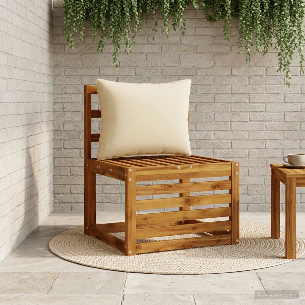 Cuscino per Schiena a 1 Pezzo PUTTEN 100% Poliestere Beige 946918