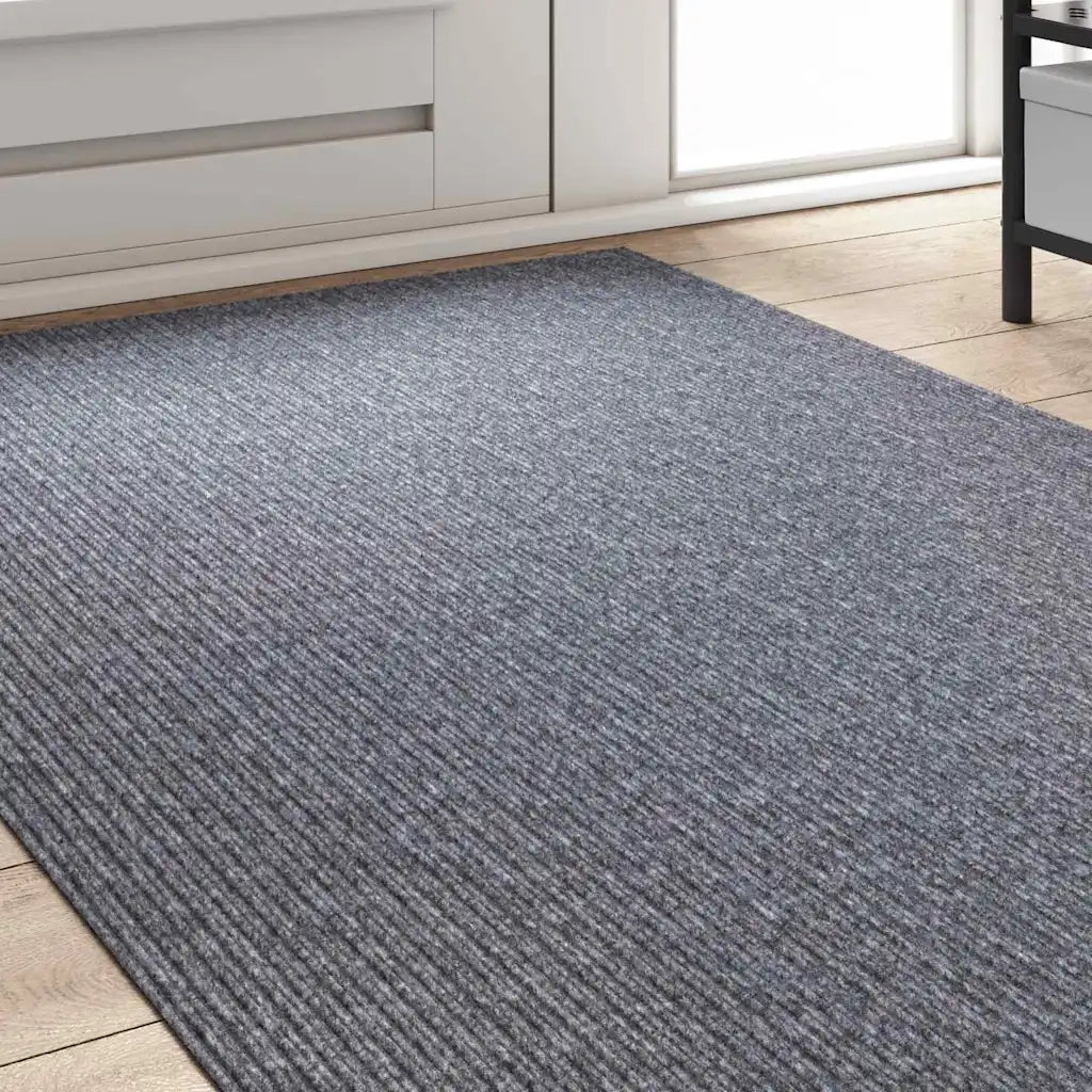 Runner in Moquette Grigio chiaro 100 x 250 cm Tessuto