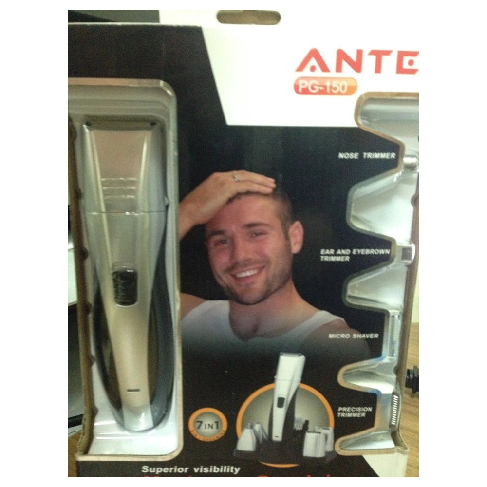 Trade Shop - Tagliacapelli Elettrico Kit Rasoio 7 In1 Regola Barba Baffi Corpo Taglia Capelli -