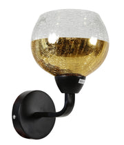 Applique Candellux Cromina 21-57242 nera oro vetro E27