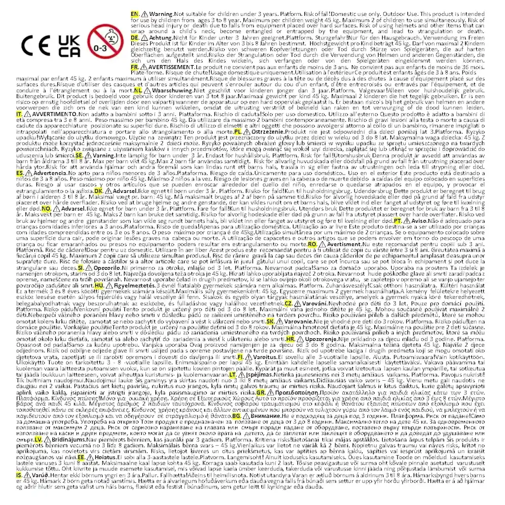 Set da Gioco da Esterno in Legno Massello di Pino 3157012