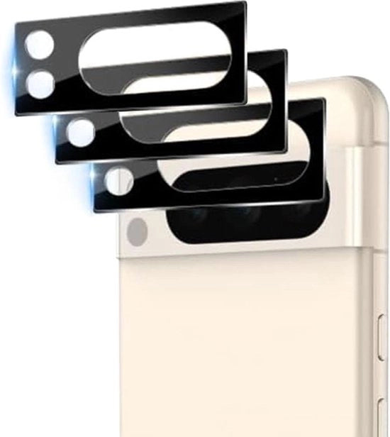 3 pezzi di protezione per fotocamera per smartphone - installazione facile - resistente ai graffi - durezza 9H - protezione completa - alta definizione con alta luminosità