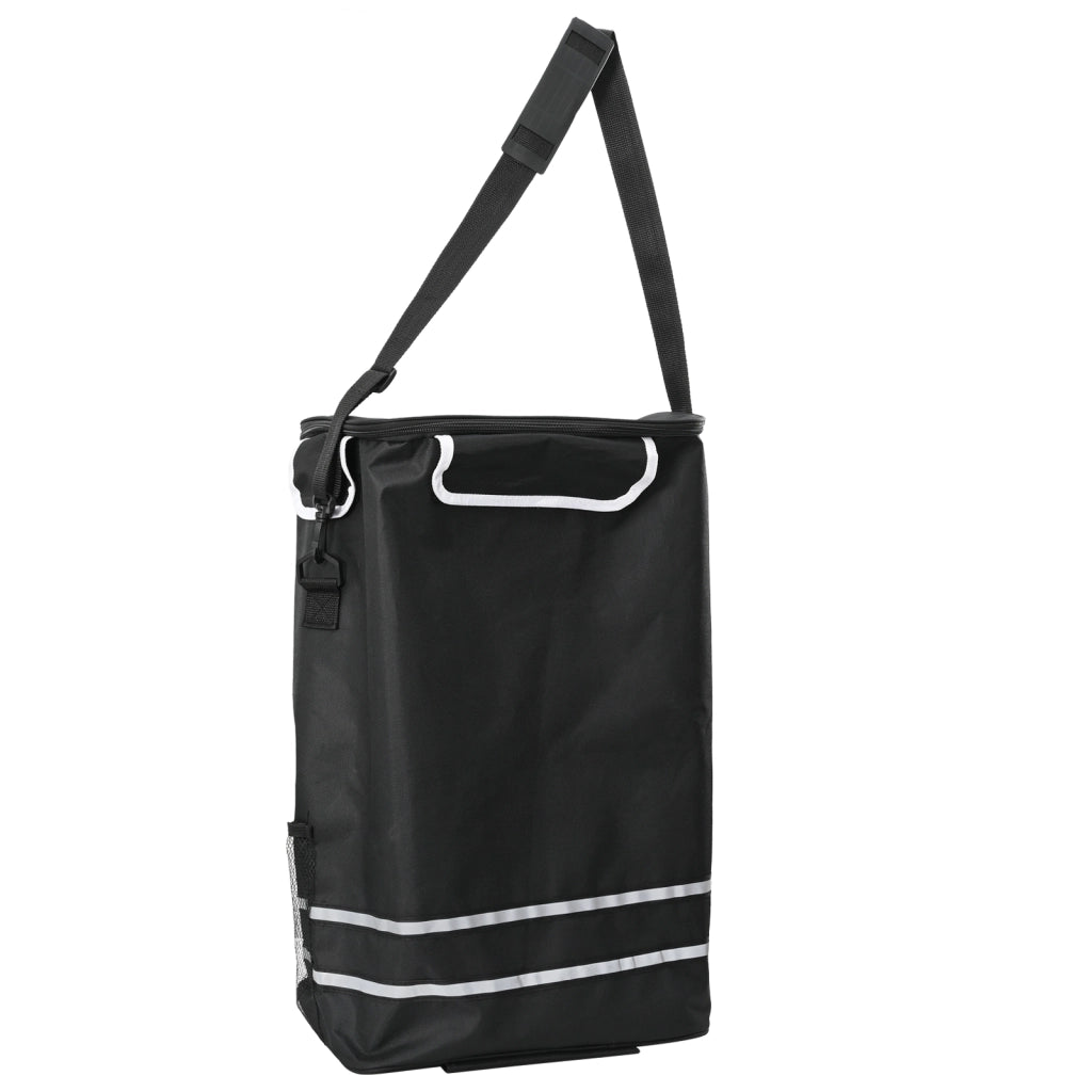 Carrello della spesa  con scalatore di gradini Nero 40 L
