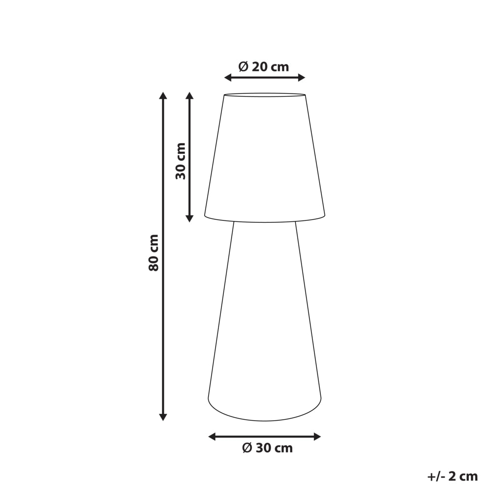 Lampada da terra a LED per esterni impermeabile con telecomando bianco illuminazione del giardino e del patio