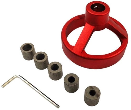 Mal verticale per autoallineamento con centratura automatica - Bevalligature 6/7/8/9/10 mm - Guida angolare retta - Materiale in lega di alluminio - Resistente all'usura e all'ossidazione - Borghiglio integrato