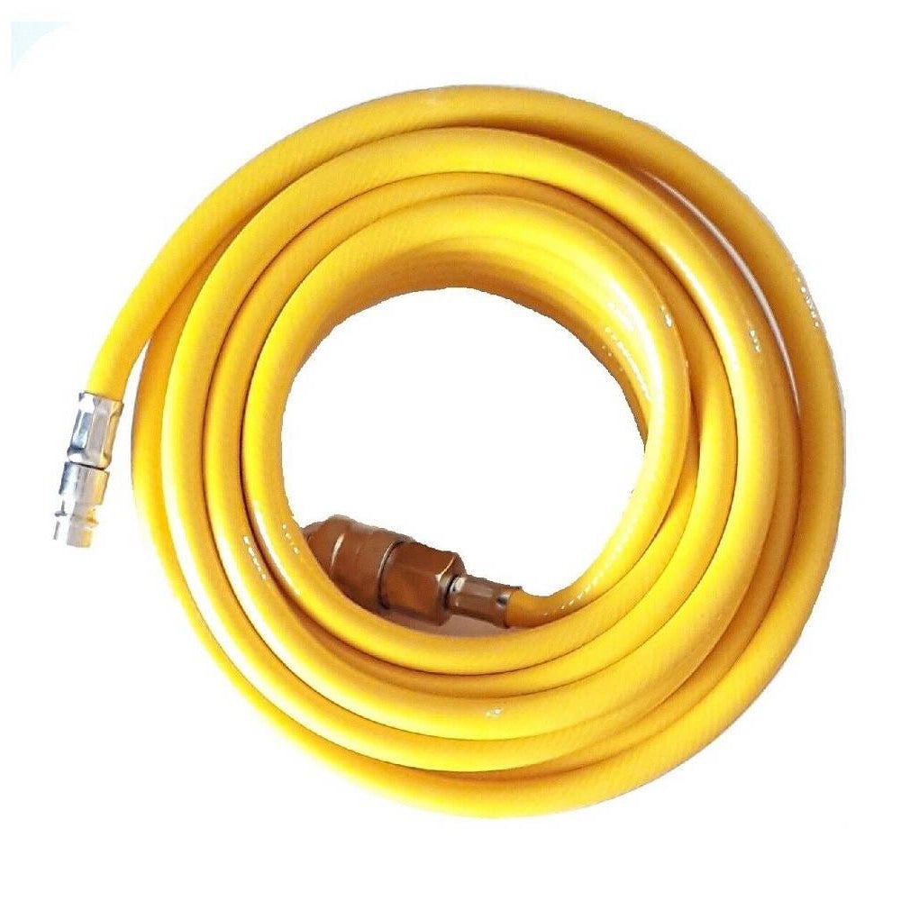Trade Shop - Tubo Aria Compressa In Pvc 18 Metri Flessibile Per Compressore Innesto Rapido -