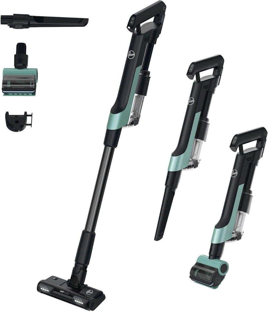 Hoover HF201P 011 Aspirapolvere elettrica Batteria Secco EPA Senza sacchetto 1 L 195 W Blu