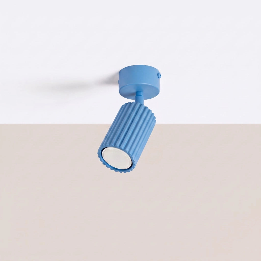 Plafoniera KARBON 1 azzurro