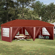 Tenda per feste a pop-up 575 x 288 x 245 cm Terracotta 42019809