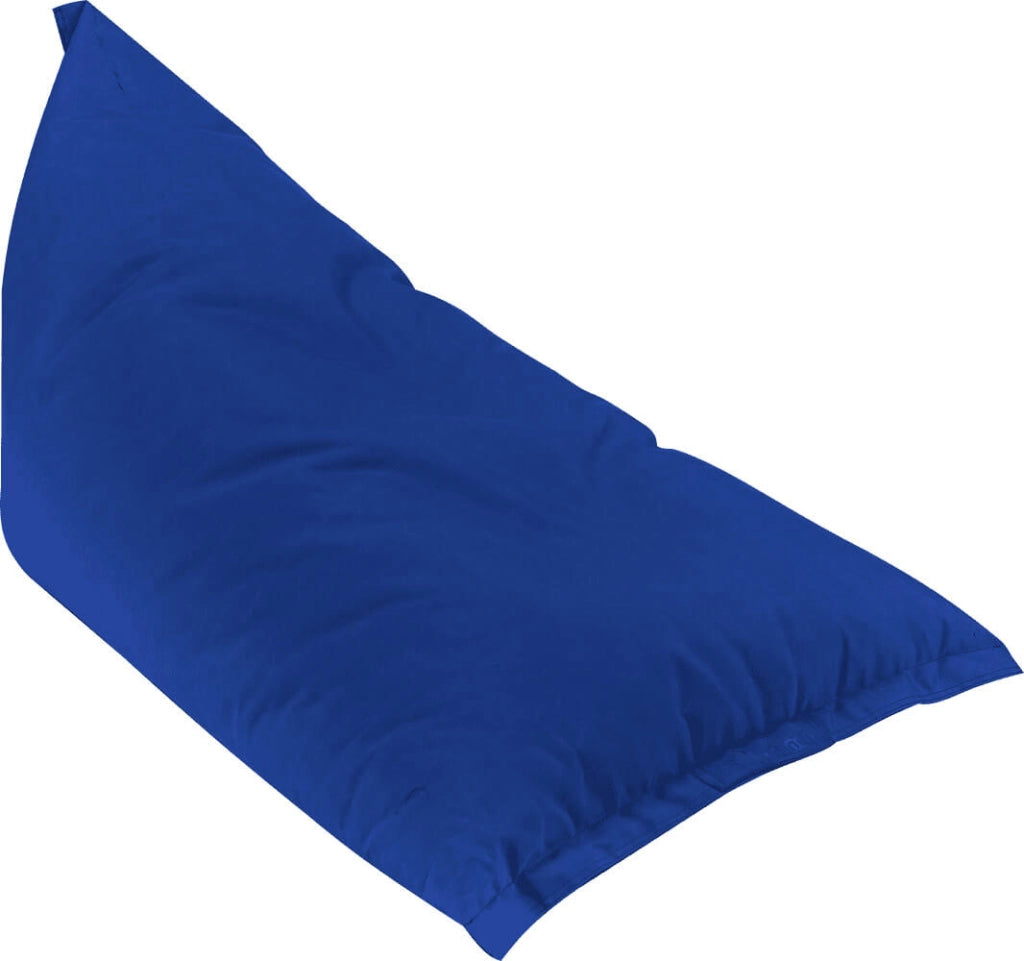 Poltrona a Sacco Pouf Sdraio in Acrilico Pomodone Milk Blu