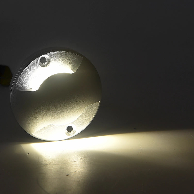 FARETTO SEGNAPASSI LED 4W CALPESTABILE LUCE RADENTE DOPPIA FINESTRA 4000K IP65 - IDEALE PER VIALI GIARDINI E PERCORSI ESTERNI