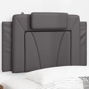 Cuscino Testiera Viana Grigio 80 cm in Similpelle 374763