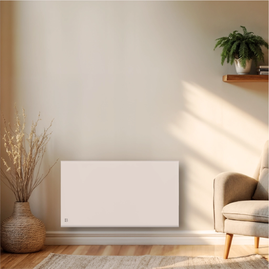 Radiatore elettrico fisso con inerzia a secco ceramica + pellicola 1500W FREYA orizzontale bianco