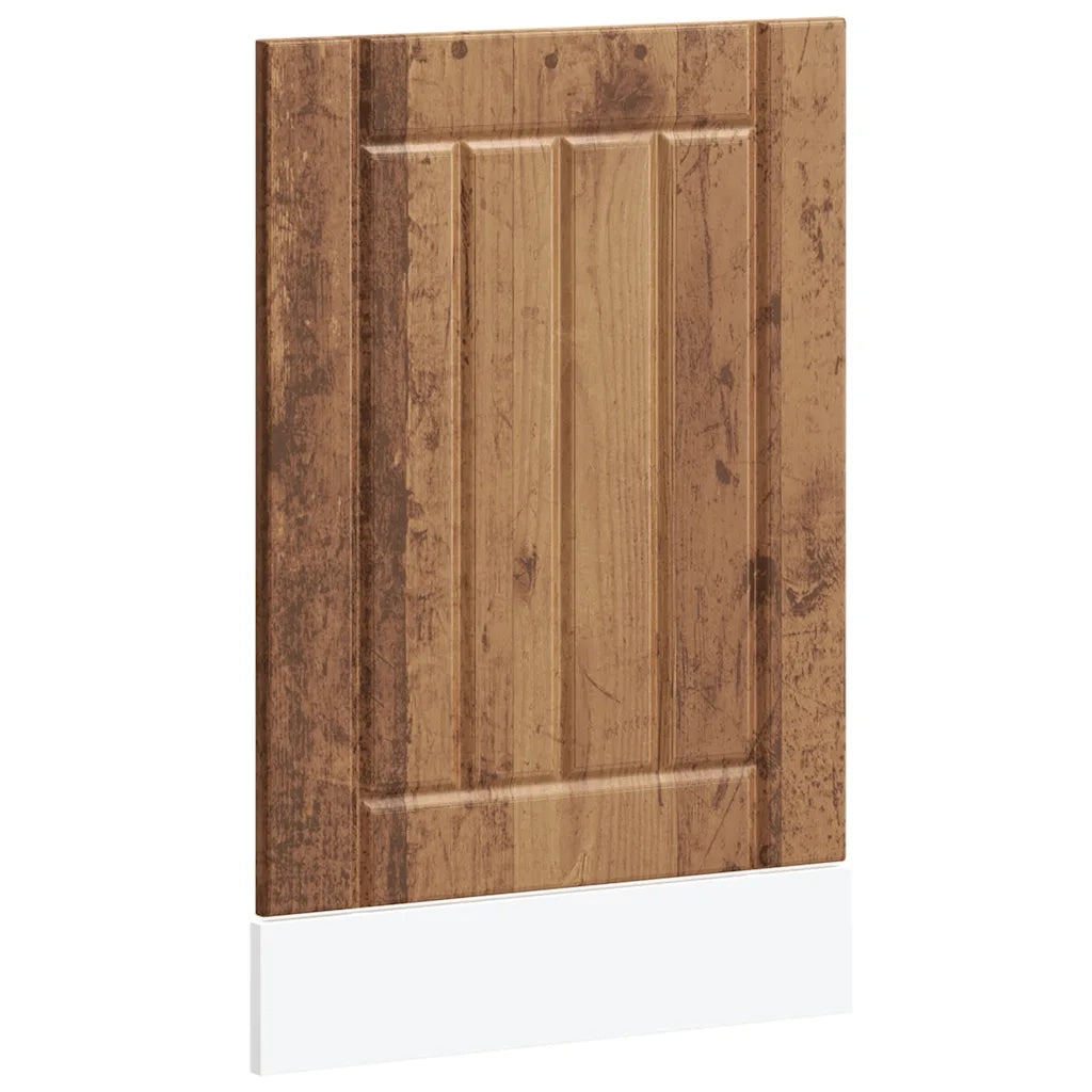 vidaXL Pannello Lavastoviglie Lucca Legno Antico in Legno Multistrato