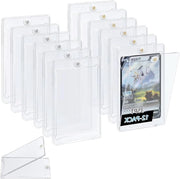 12 pezzi di custodie trasparenti per carte da collezione con magneti e protezione UV per la raccolta di carte da foto e sportive