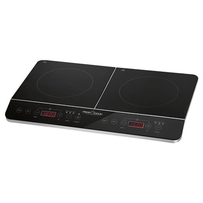 ProfiCook PC-DKI 1067 Nero Superficie piana 60.5 cm Piano cottura a induzione 2 Fornello(i)
