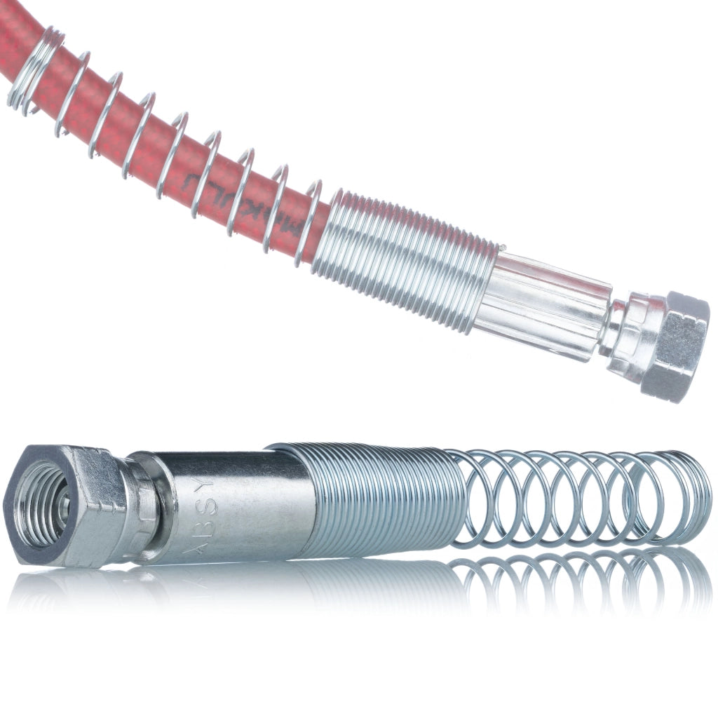 Raccordo per Tubo Verniciatura 1/4" – Acciaio Inox, Protezione Durevole | Antiabrasione, Antipiega