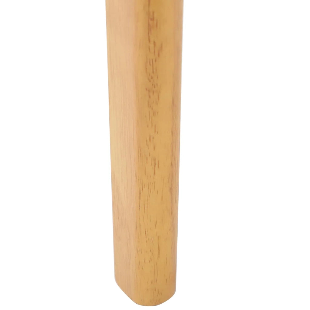 Sedia da pranzo 2 pcs Naturale e Bianco