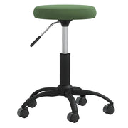 Sedia Girevole da Ufficio | Sedia da Gaming Verde Scuro in Velluto